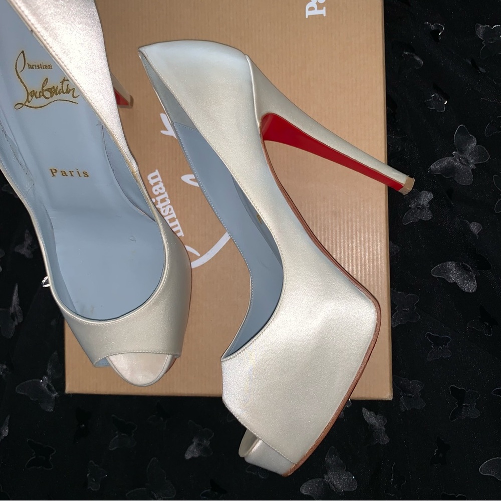 Christian Louboutin wedding Hyper Prive Satin - Picture 9 of 16